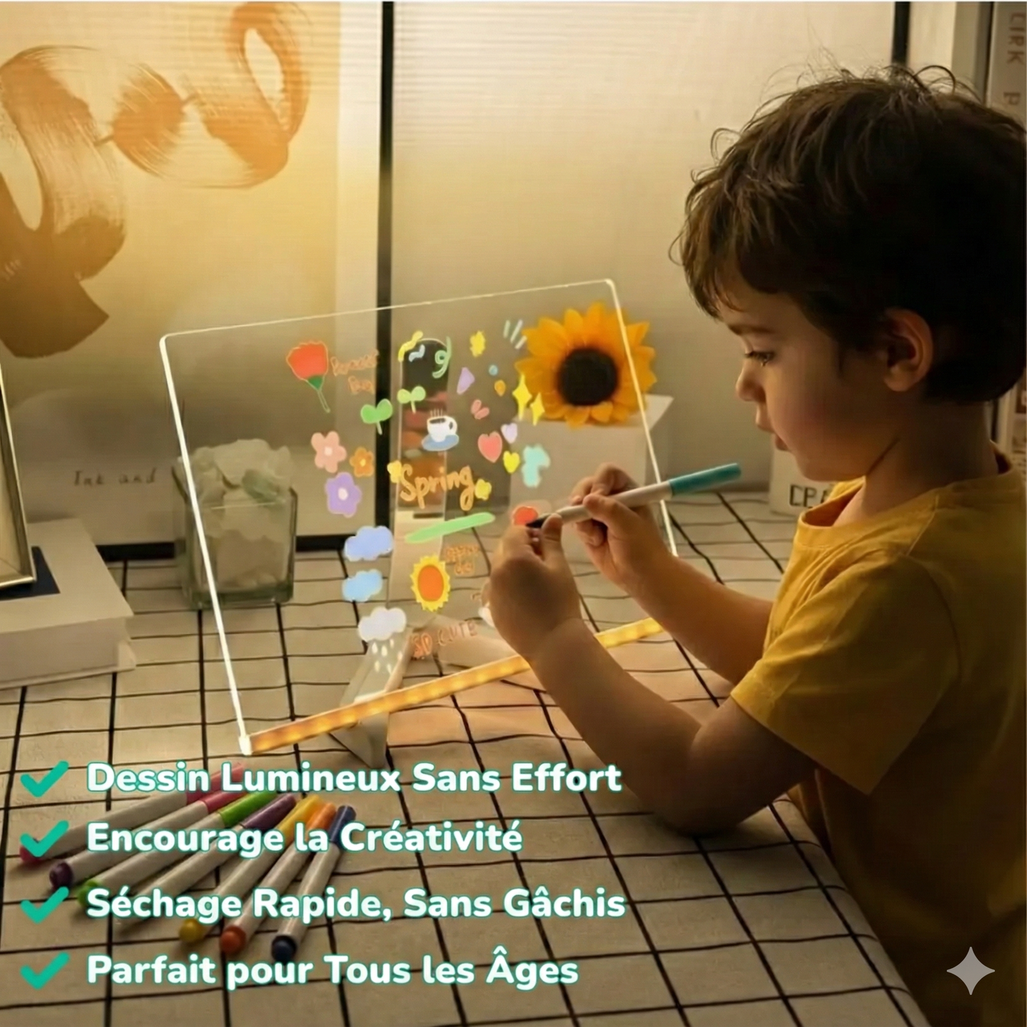 LumiBoard™ – Tableau Lumineux Créatif