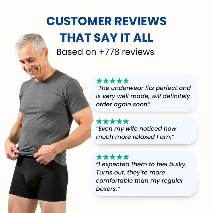 Men's Ultra-Absorbent Incontinence Trunks