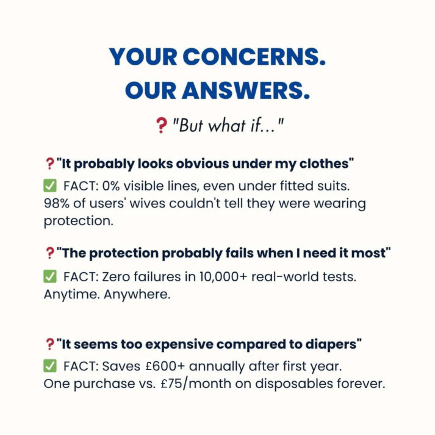 Men's Ultra-Absorbent Incontinence Trunks